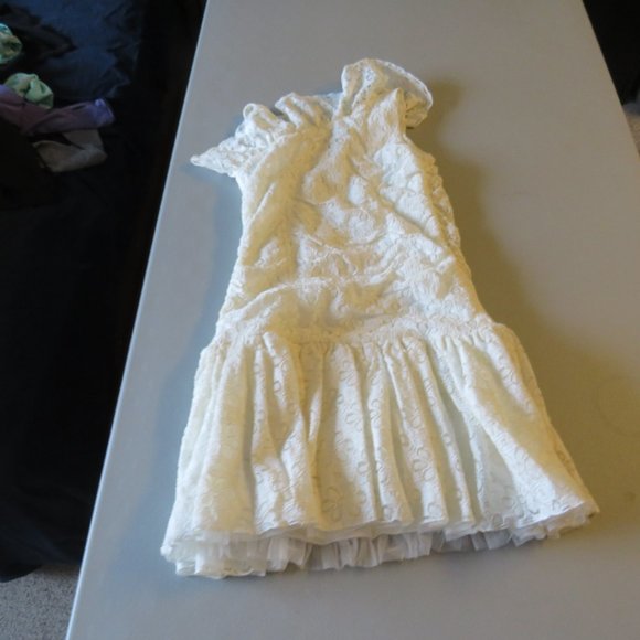 White Amy Byer Dress Size 12 - Picture 5 of 7